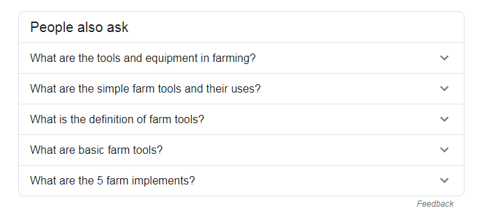 Farming Tools