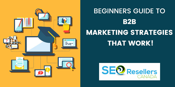 A picture description of how b2b and b2c marketing works.