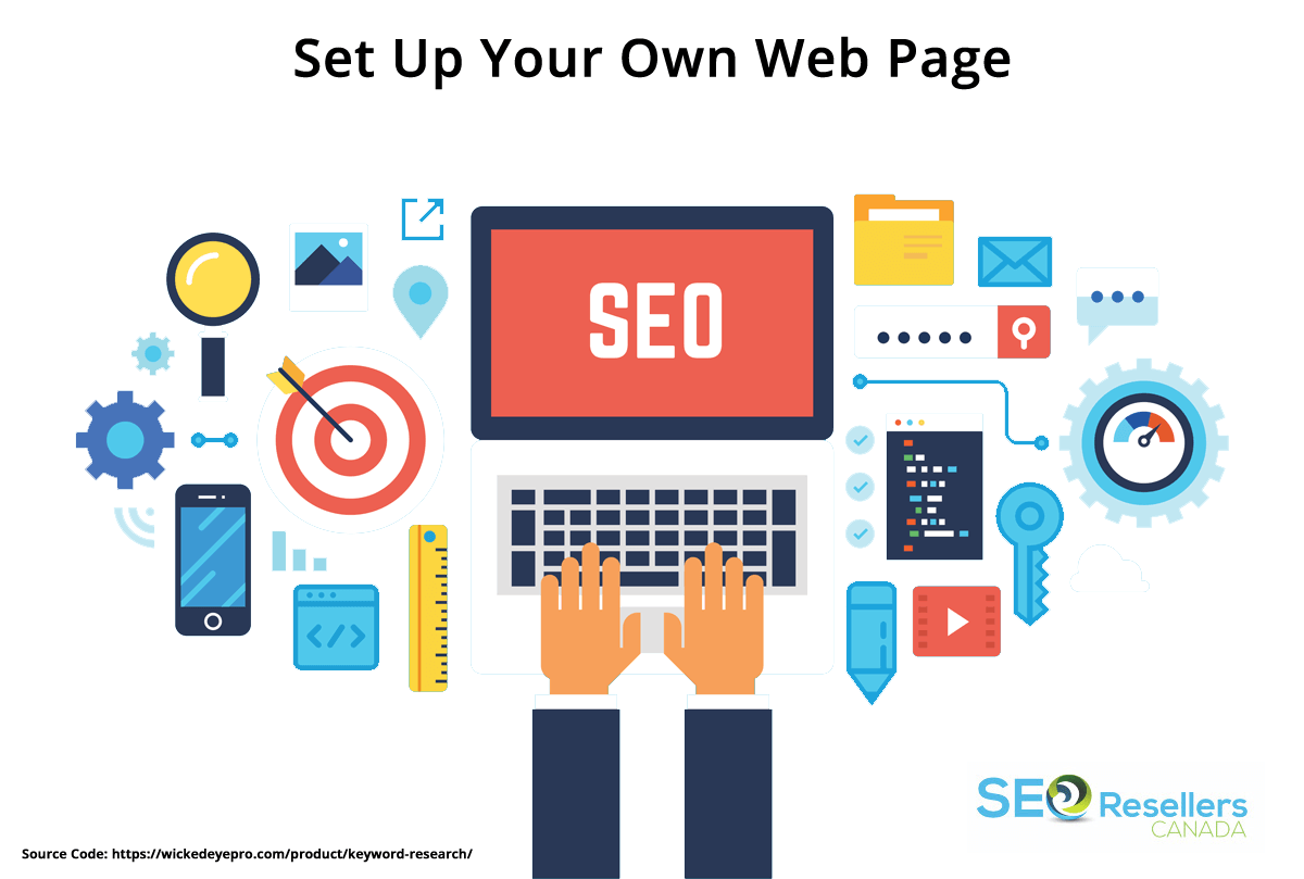 Set up your own web page