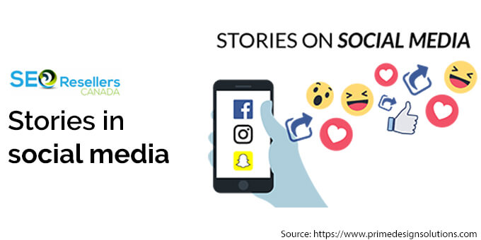 Stories on social media