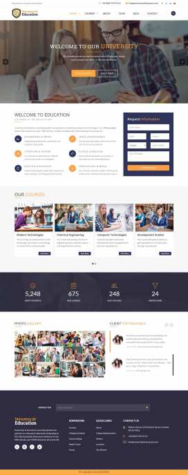 Education Website Portfolio