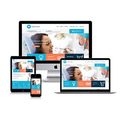 Toothcare Responsive Web Design Image