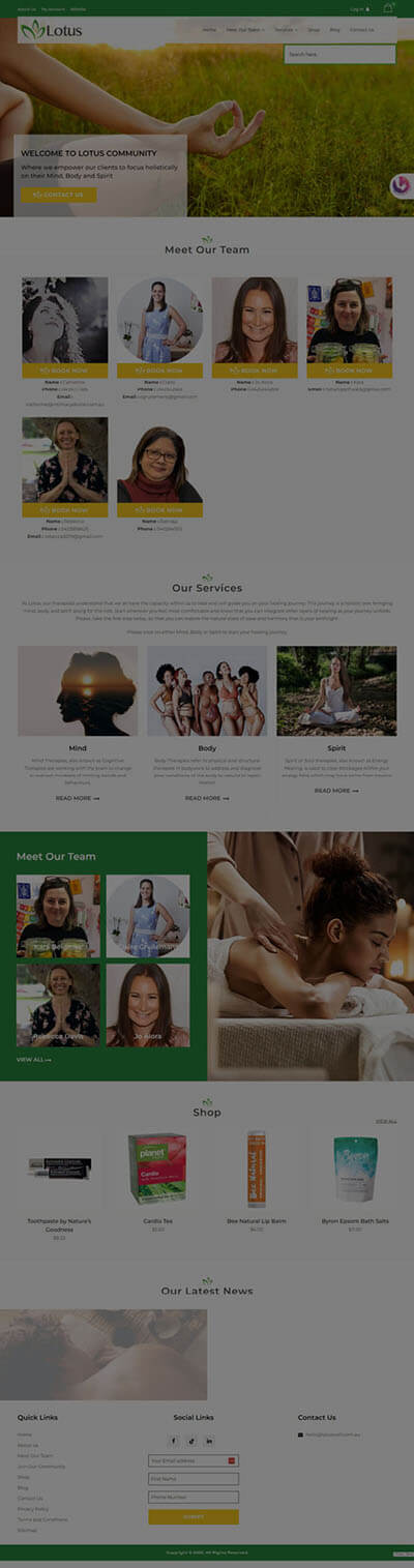 Lotus Web Design Portfolio