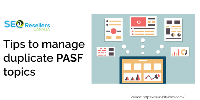 Tips to manage duplicate PASF topics