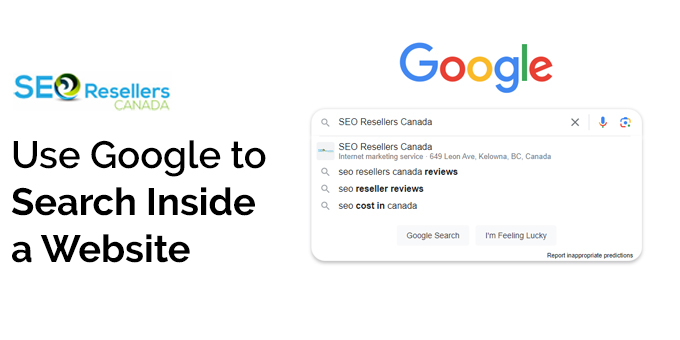Use Google to Search Inside a Website: