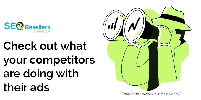 Check out what your competitors are doing with their ads.