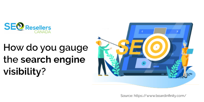 How do you gauge the search engine visibility?