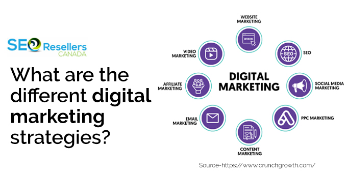 What are the different digital marketing strategies?