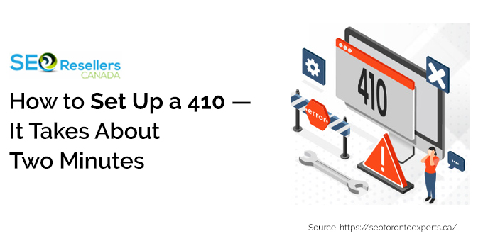 How to Set Up a 410 — It Takes About Two Minutes