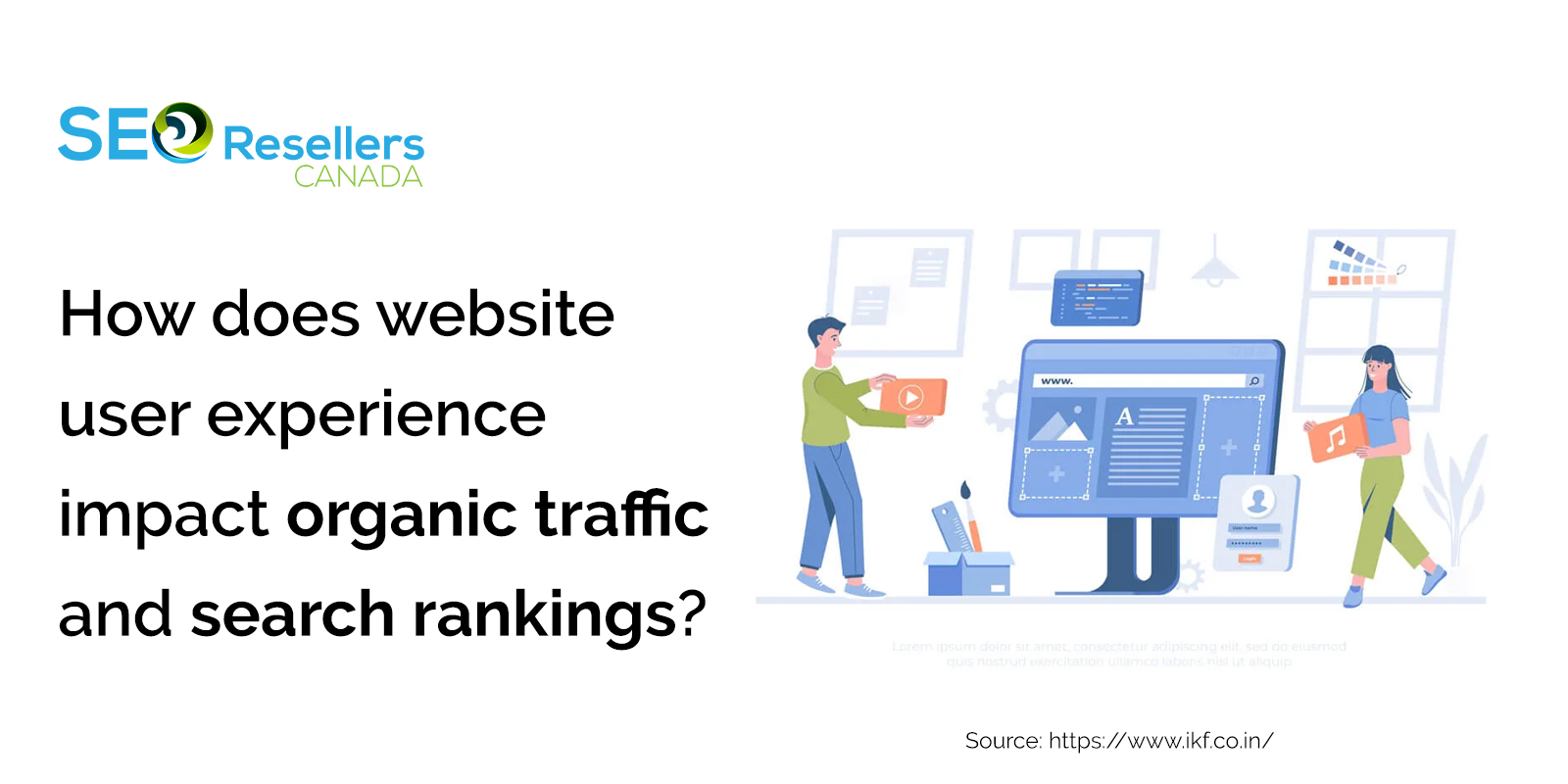 How does website user experience impact organic traffic and search rankings?