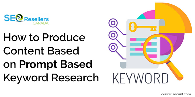 How to Produce Content Based on Prompt Based Keyword Research