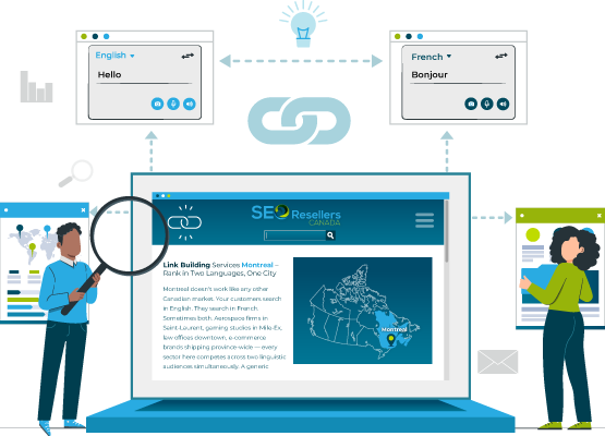 Link Building Services Montreal – Rank in Two Languages, One City